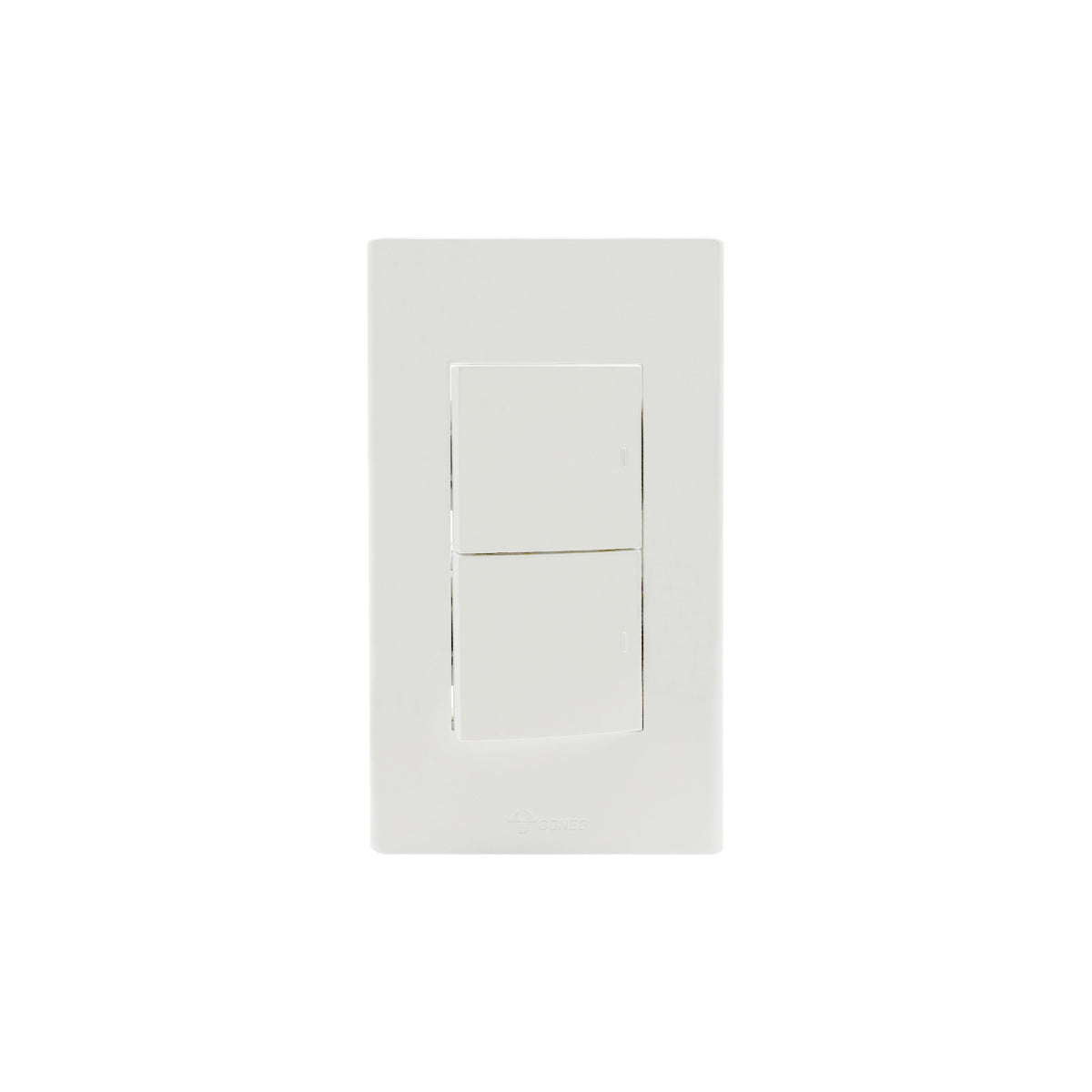 U7K211 สวิตช์ขั้วเดียว 2 แก๊ง, หน่วยฟังก์ชัน (สีขาว/TH) 16A, L36