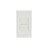 U7K211 สวิตช์ขั้วเดียว 2 แก๊ง, หน่วยฟังก์ชัน (สีขาว/TH) 16A, L36