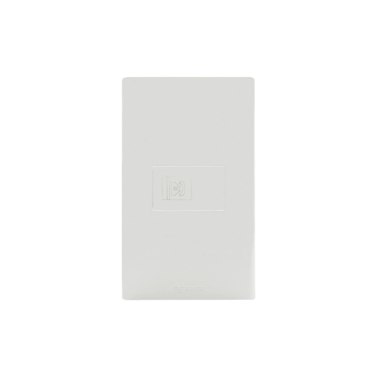 U7T101 เต้ารับโทรศัพท์ 1 พอร์ต หน่วยฟังก์ชัน (4 คอร์/สีขาว/TH) L24