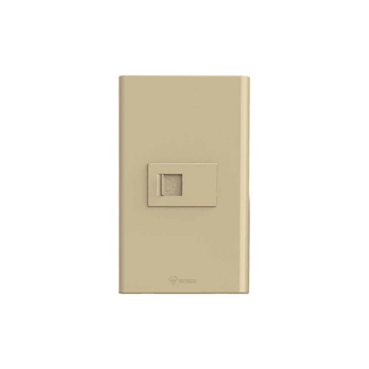 U7T101 เต้ารับโทรศัพท์ 1 พอร์ต หน่วยฟังก์ชัน (4 คอร์/สีขาว/TH) L24