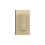 U7K311 สวิตช์ขั้วเดียว 3 แก๊ง, หน่วยฟังก์ชัน (สีขาว/TH) 16A, L24