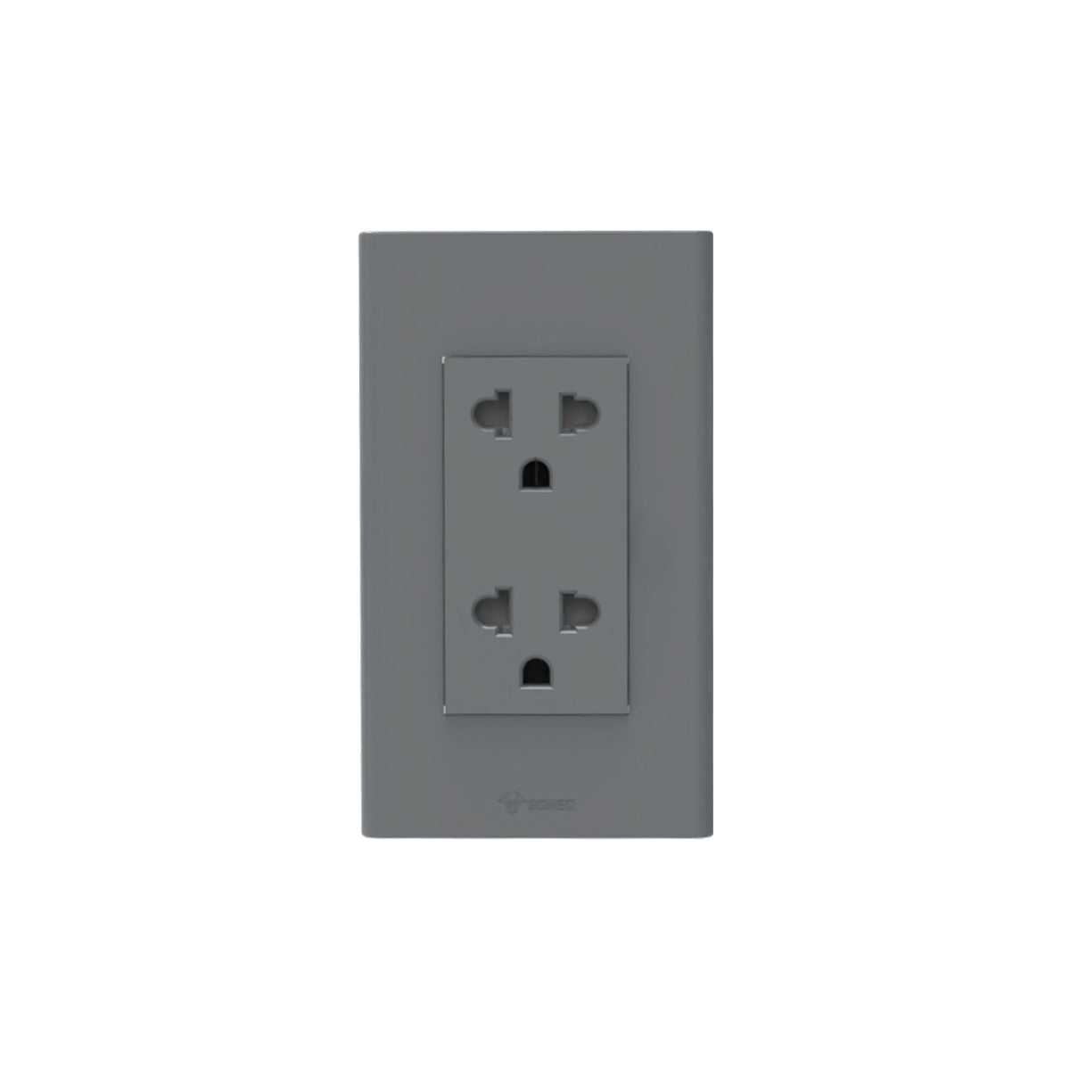 U7Z233A เต้ารับรวม 3 ขั้วมาตรฐานสหรัฐอเมริกา 2 แก๊ง หน่วยฟังก์ชัน (สีขาว/TH) 16A, L72